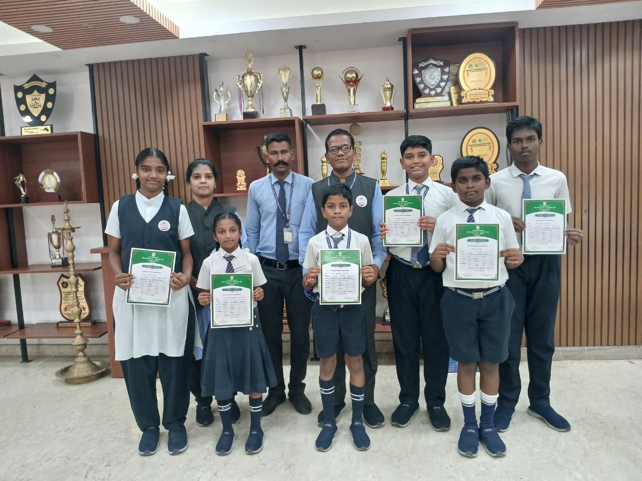 OUR SCHOOL STUDENTS SELECTED TO REPRESENT RANIPET DISTRICT IN STATE LEVEL CHESS TOURNAMENT - KALLAKURICHI